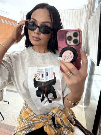 T-shirt La Milla Newspaper II szary 