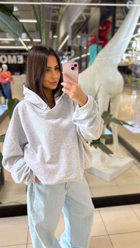 Bluza Angel szary melanż