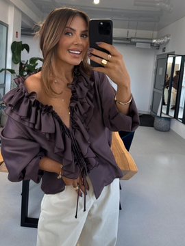 Koszula COLETTE - Czekolada