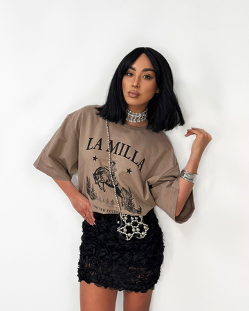 T-shirt La Milla Cowboy fango