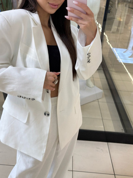 Komplet spodenki i trencz - Beż