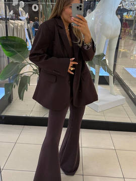 Damska marynarka VASCO - Czekolada