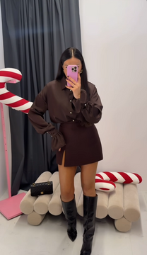 La Milla Koszula czekoladowa