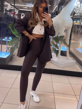 Legginsy - Czekolada