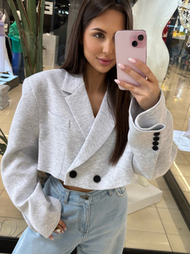 Damska marynarka Denver - Jasny Melanż