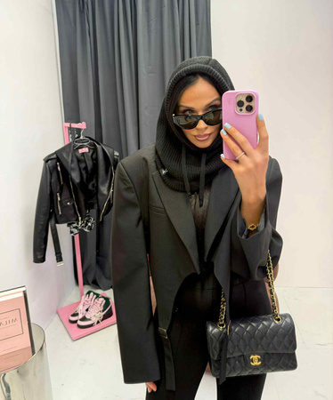 LA MILLA BALACLAVA KOMINOKAPTUR CZARNA