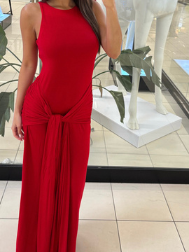 Sukienka Luna - Czerwony