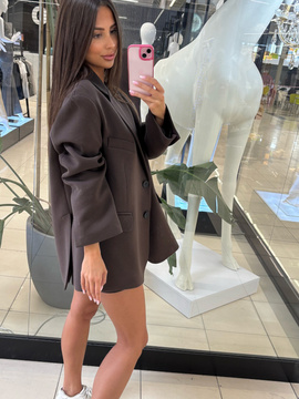 Damska marynarka Chicago - Czekolada