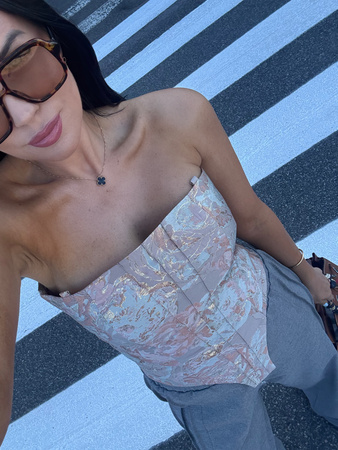 LA MILLA TOP GORSET SZNUROWANY 