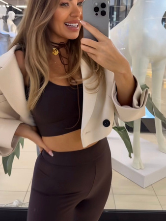 Top Nylon - Czekolada