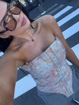 LA MILLA TOP GORSET SZNUROWANY