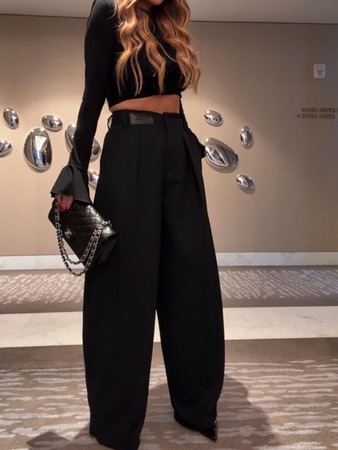 Spodnie Aura z naszywką