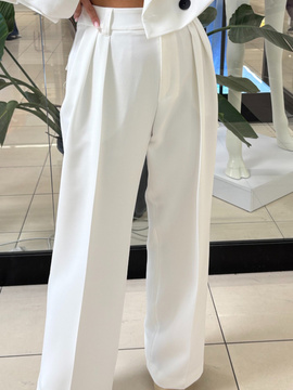 Eleganckie spodnie - Śmietanka