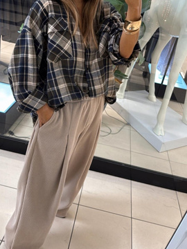 Spodnie sztruksowe - Beż