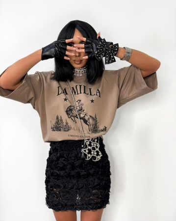 T-shirt La Milla Cowboy fango