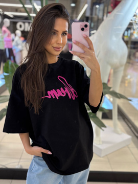 T-shirt DREAM - Fuksja