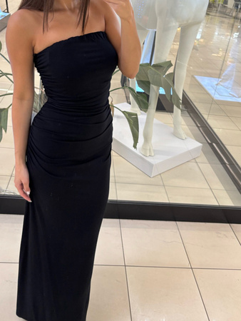 Sukienka Tuba long - Czarny