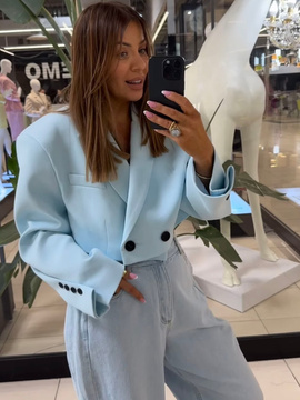 Damska marynarka Denver - Baby Blue