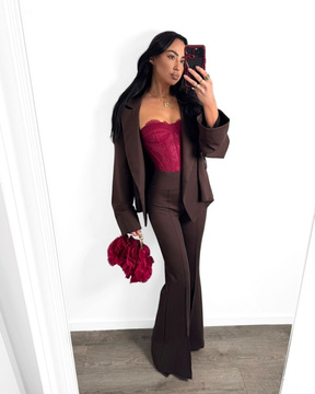 La Milla dzwony materiałowe czekoladowe