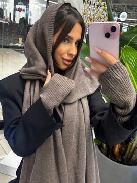 Wełniana chusta - Cappuccino