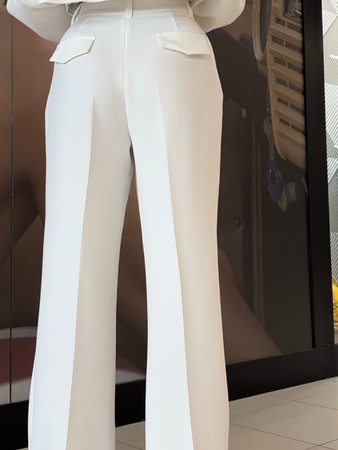Eleganckie spodnie - Śmietanka