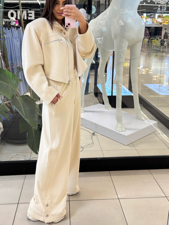 Komplet spodnie z kurtką - Beż