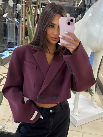 Damska marynarka Denver II - Śliwka