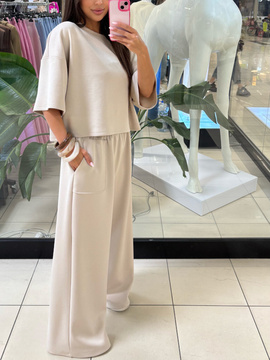 Bluzka oversize Short - Beż