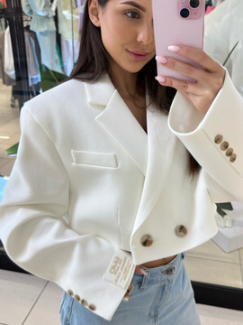 Damska marynarka Denver - Śmietanka