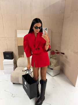 La Milla buty z różą workery trapery damskie czarne La Milla