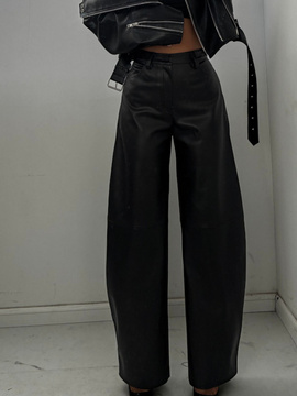 Spodnie z ekoskóry Banany