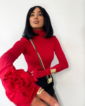 Golf La Milla z różą czerwony