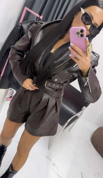 KURTKA RAMONESKA Z KAPTUREM LA MILLA PREMIUM CZEKOLADA