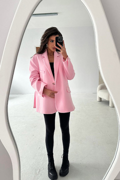 Damska marynarka Chicago - Cukierkowy Róż