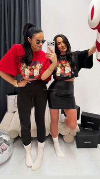 LA MILLA T-SHIRT CHRISTMAS CZERWONY