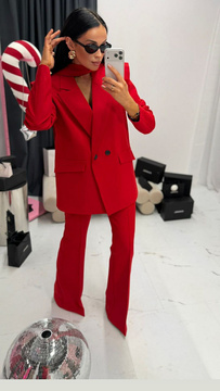 La Milla dzwony materiałowe czerwone