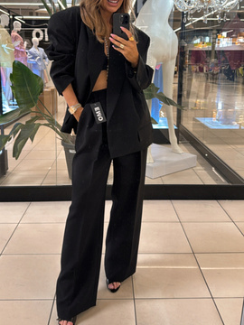 Eleganckie spodnie - Czarny