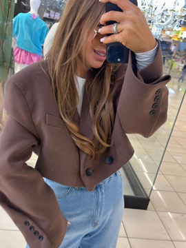 Damska marynarka Denver - Brąz