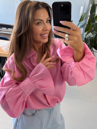 Koszula TENCEL- Róż